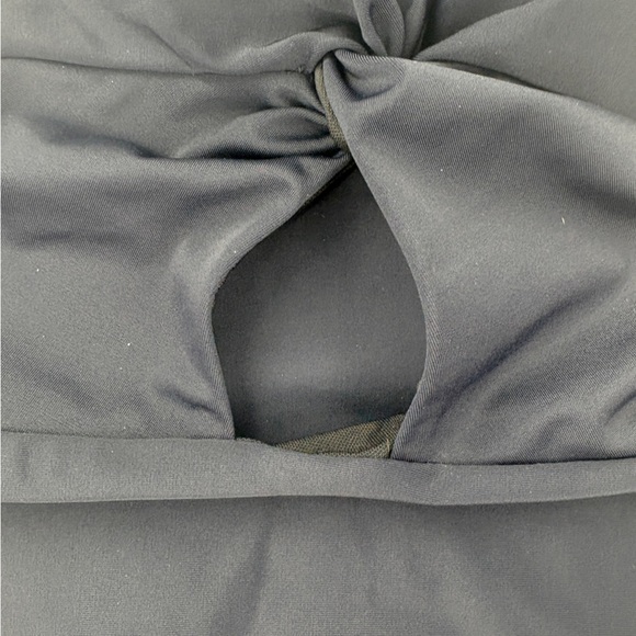 Black One-Shoulder Swimsuit - Picture 4 of 8